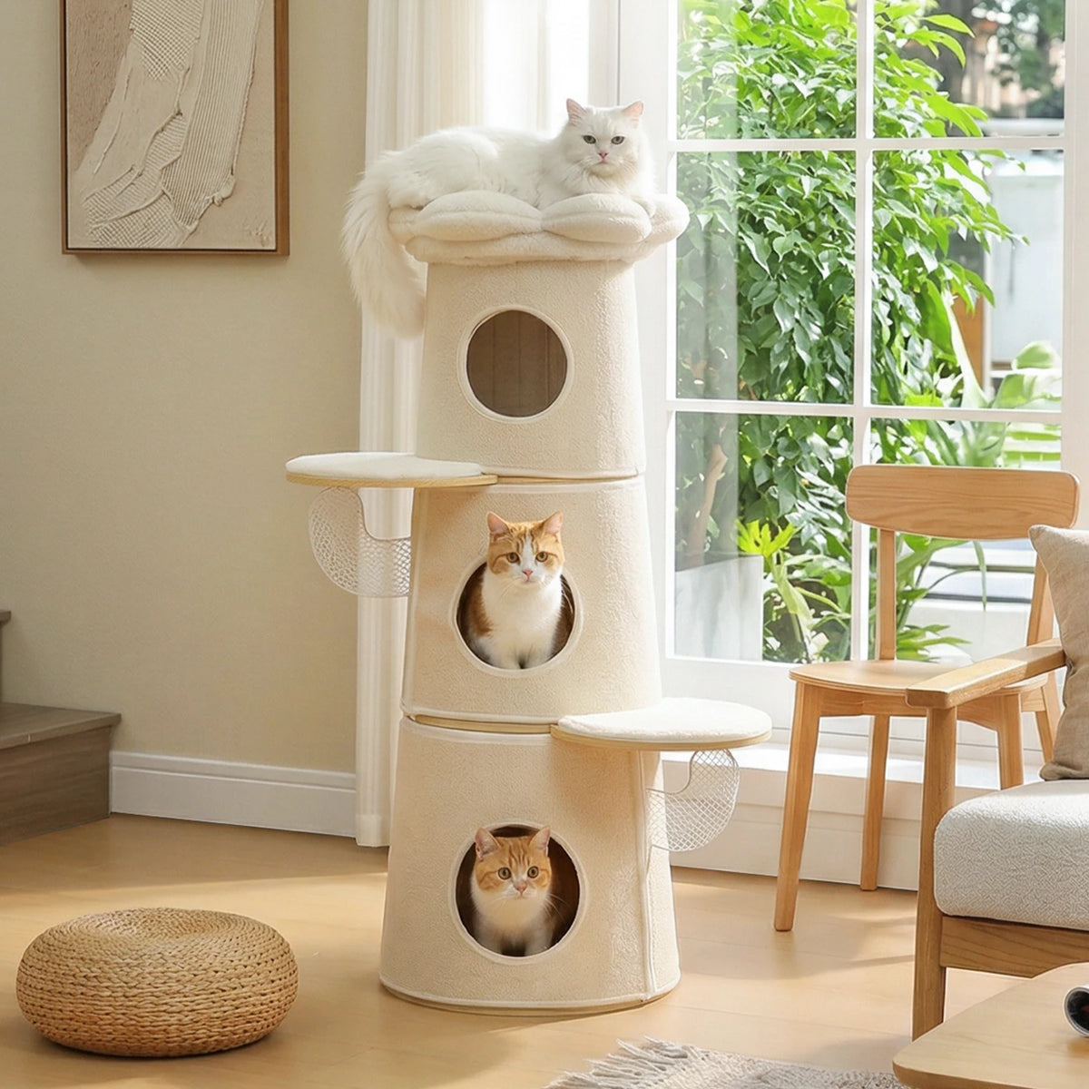 Modern PAWZ Road Cat Tree Flower Perch Scratching Bed
