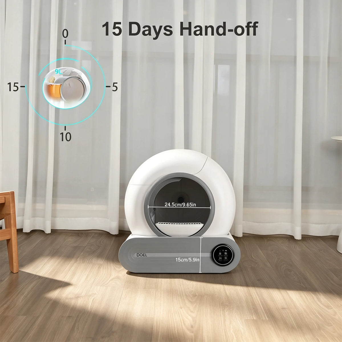 Doel 2026 Smart Automatic Self Cleaning Cat Litter Box
