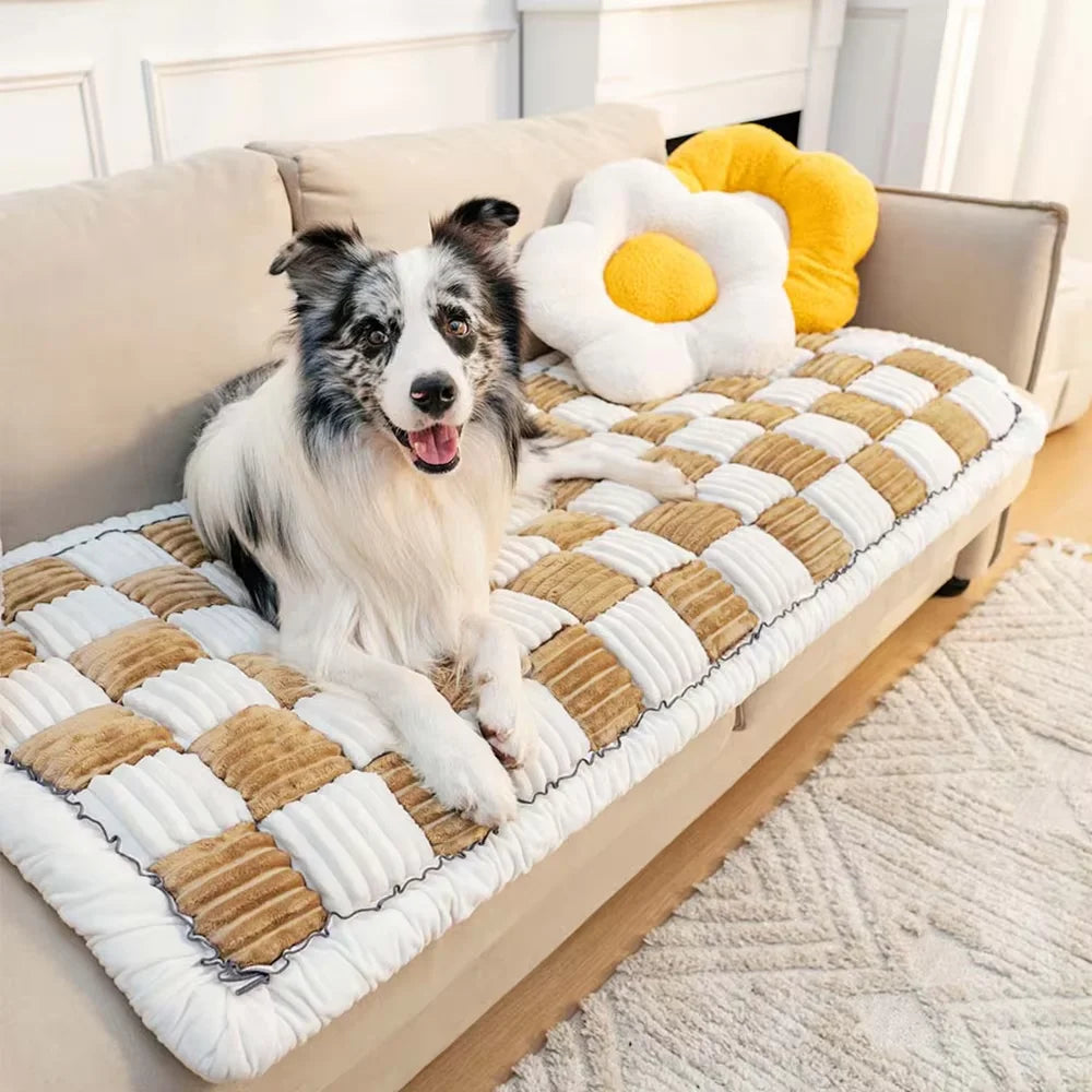 Waterproof Coral Fleece Pet Dog Mat Bed Cover