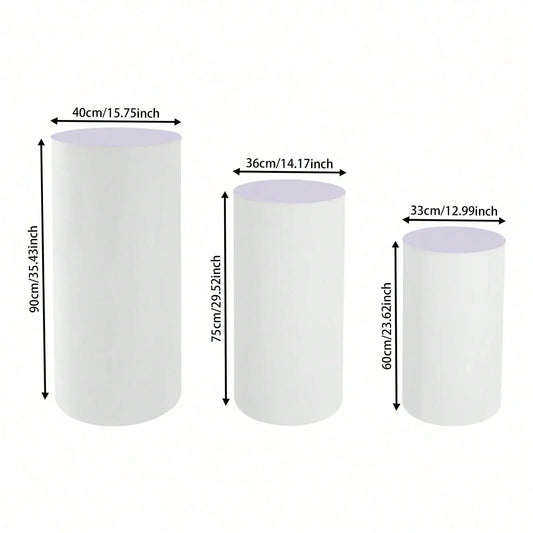 Cylinder Pedestal Stands Display Plinth Pillars Wedding Party Decor