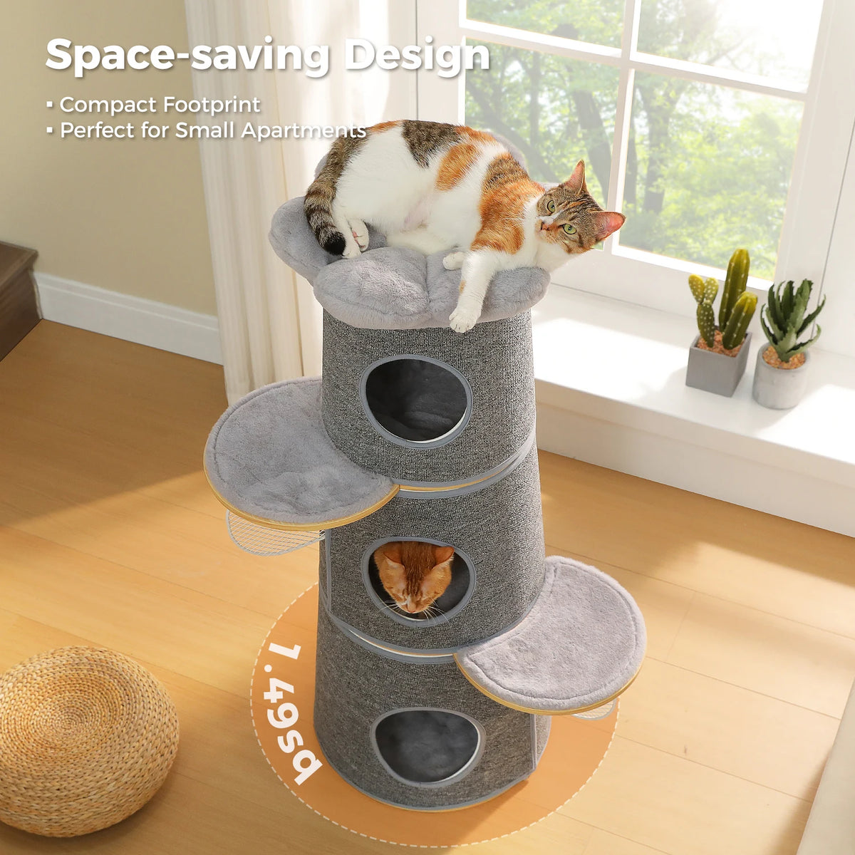 Modern PAWZ Road Cat Tree Flower Perch Scratching Bed