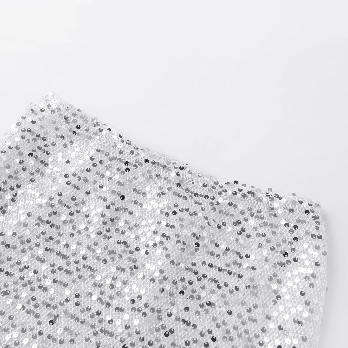 XBTCLXEBCO Glitter Dress With Pockets For Elegant Occasions
