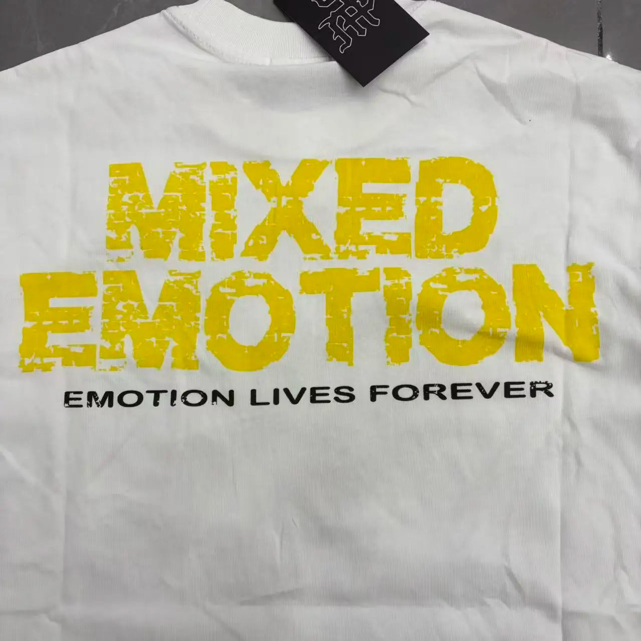 Mixed Emotion Print Cotton T Shirt Men Women Casual Trendy High Street