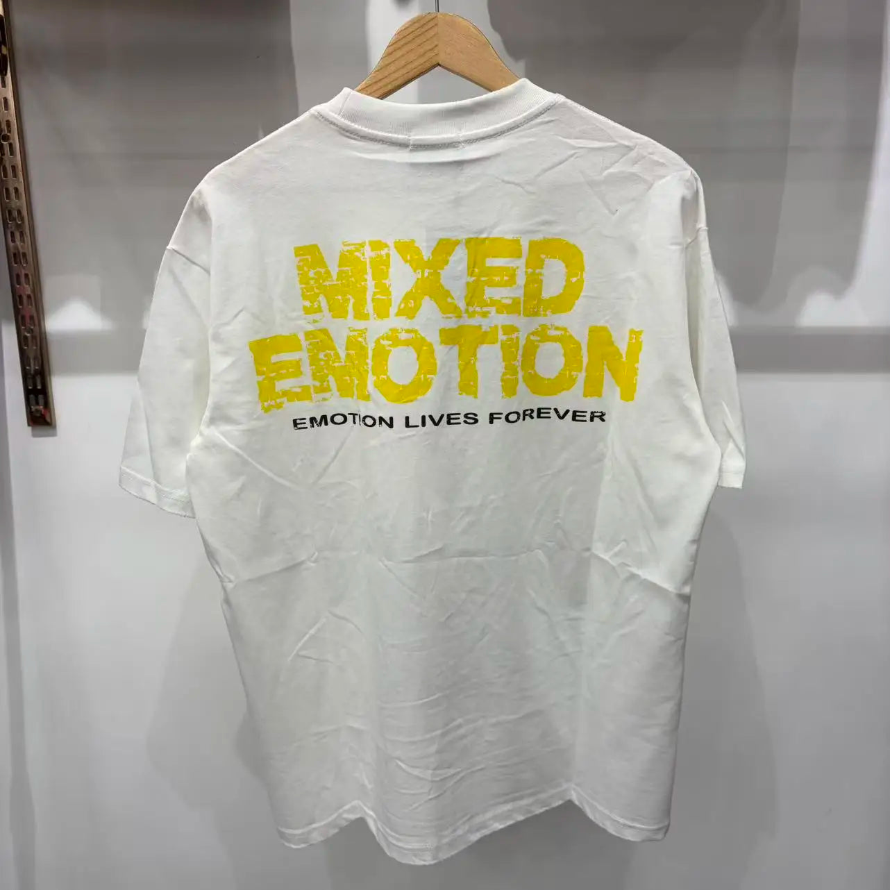 Mixed Emotion Print Cotton T Shirt Men Women Casual Trendy High Street