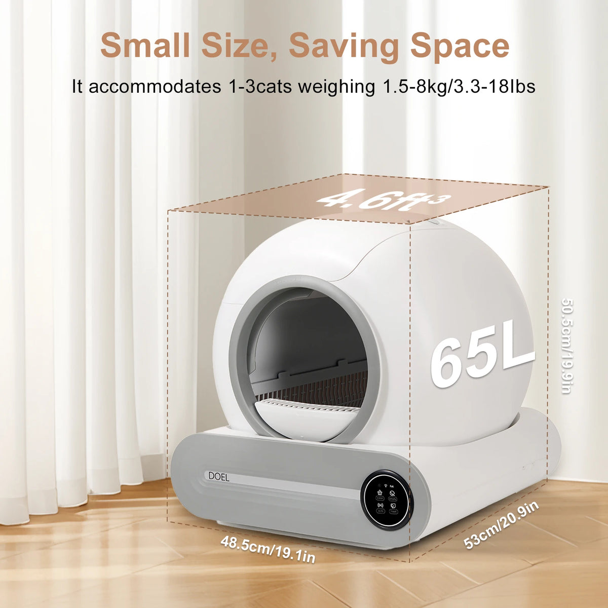 Doel 2026 Smart Automatic Self Cleaning Cat Litter Box