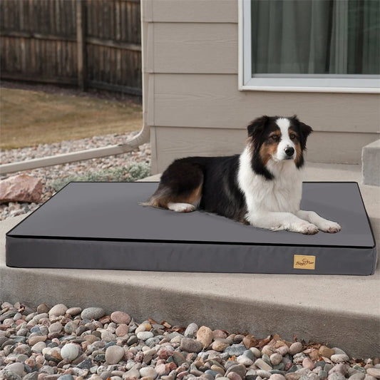 Borwart Large Orthopaedic Dog Bed With Washable Cover