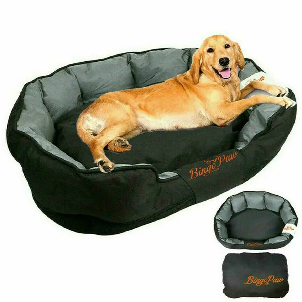Borwart Orthopedic Waterproof Dog Bed With Removable Cover