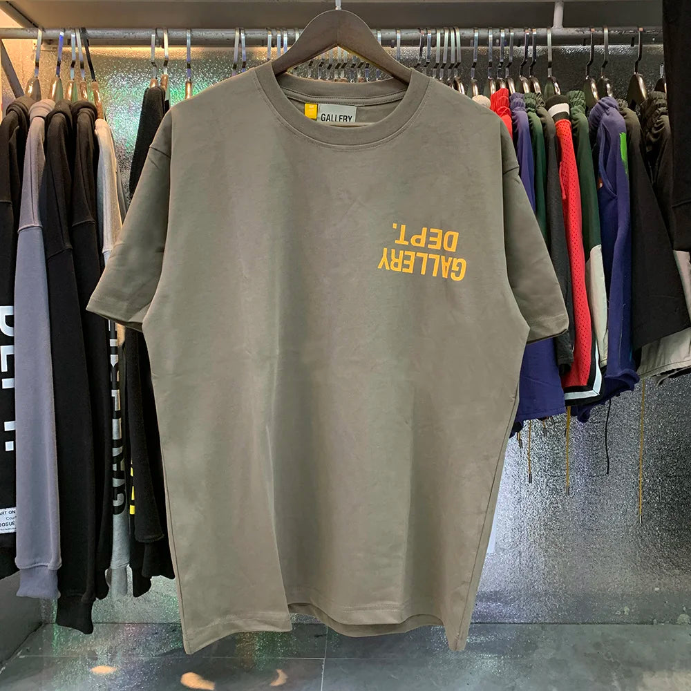 Gallerydept Oversized Washed Cotton Y2k Streetwear T-Shirt