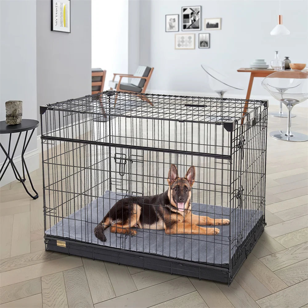 Borwart Large Orthopaedic Dog Bed With Washable Cover