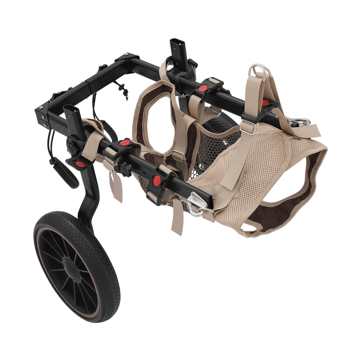 Bymaocar Adjustable Two Wheel Dog Wheelchair For Rehabilitation