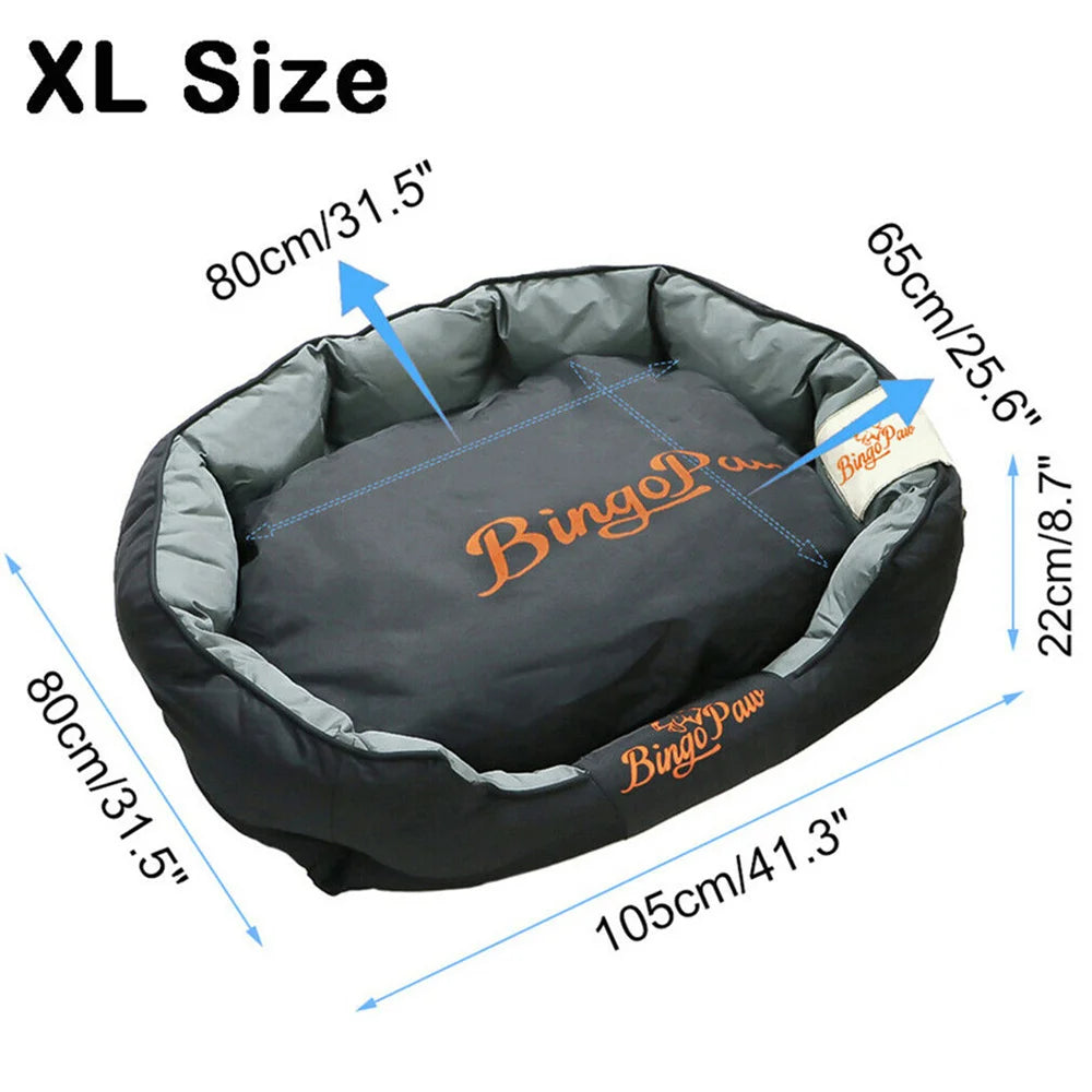 Borwart Orthopedic Waterproof Dog Bed With Removable Cover