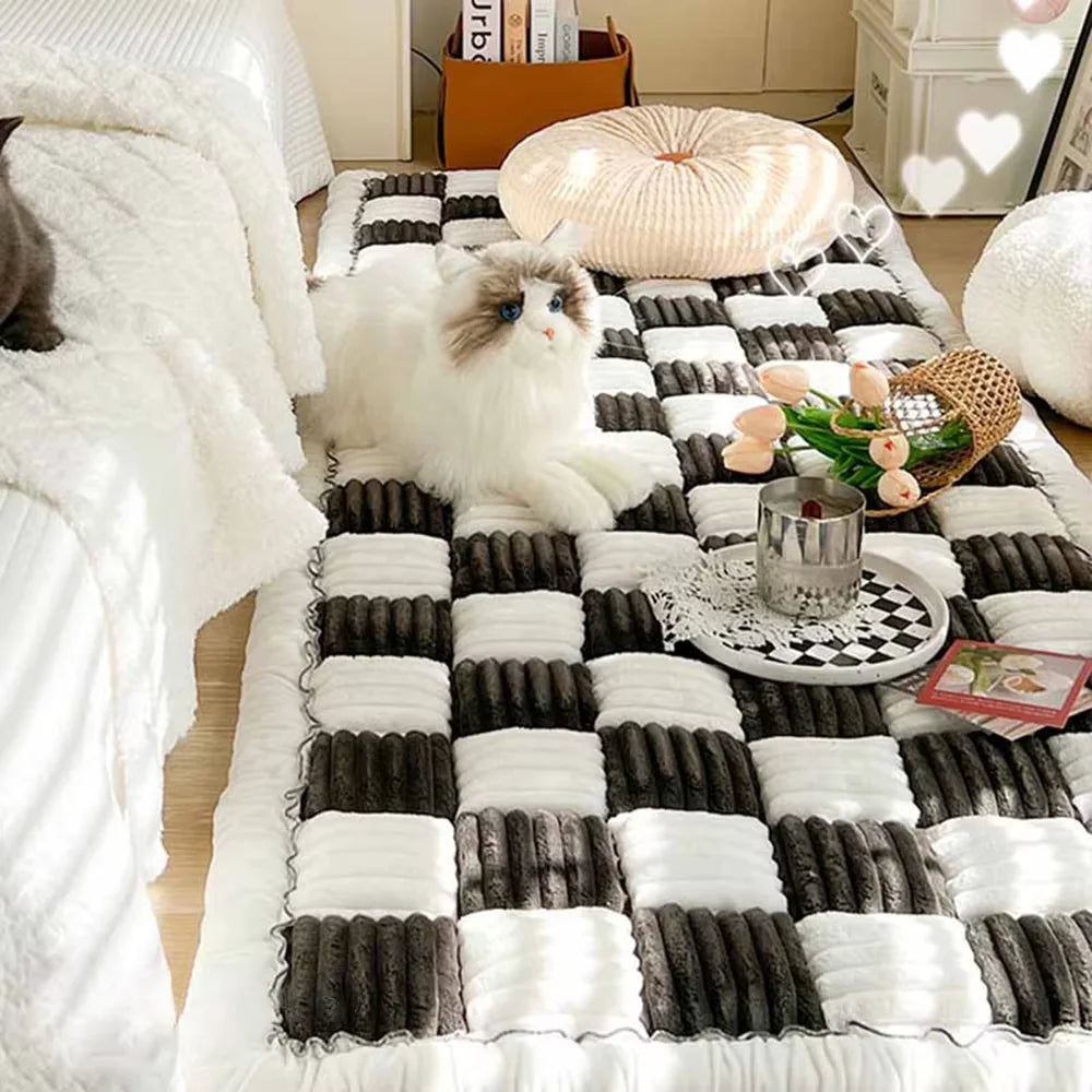 Waterproof Coral Fleece Pet Dog Mat Bed Cover