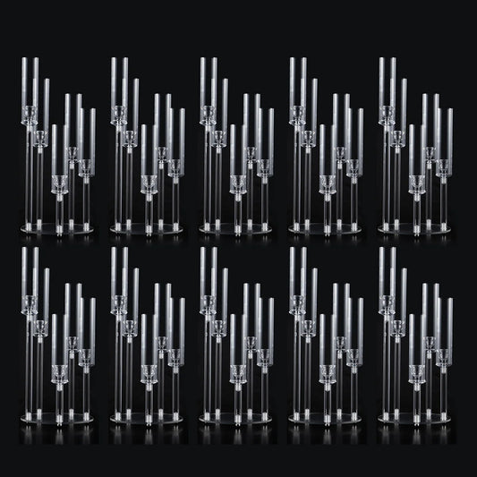 Vincigant Acrylic Candlestick Holder Wedding Table Decor Set