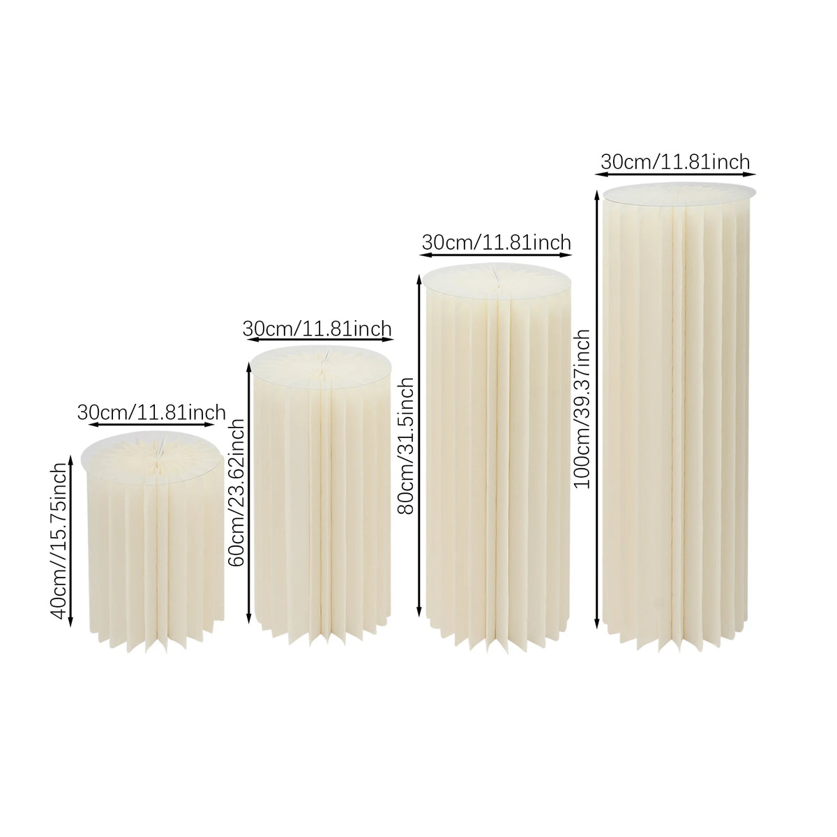 Foldable Cardboard Flower Stands For Wedding Centerpiece Party Decor